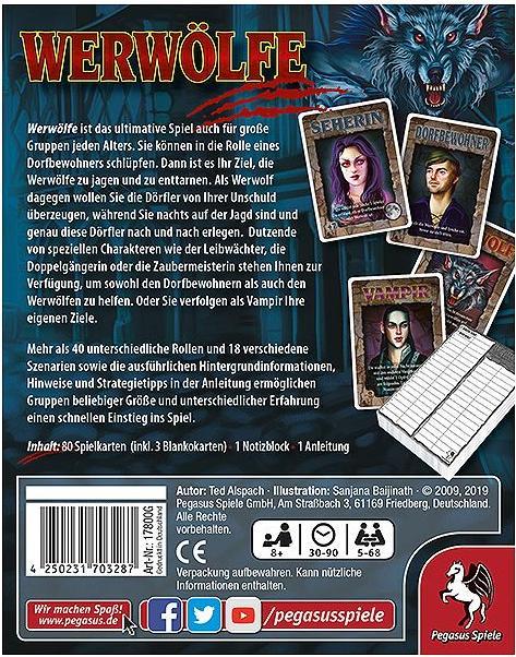 Produktbild Pegasus Werwölfe (Deutsch)