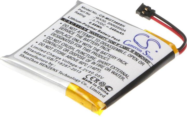 Actual product image NoName Battery for Motorola Moto 360 etc