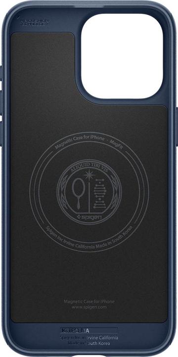 Actual product image Spigen Mag Armor iPhone 15 Pro 6.1" MagSafe granatowy/navy blue (Apple iPhone 15 Pro)