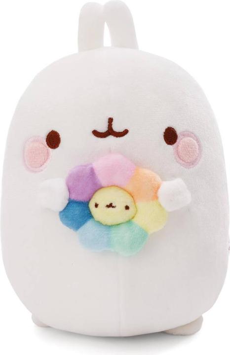 Produktbild NICI 61164 Kuscheltier MOLANG mit Regenbogenblume 16cm in (16 cm)