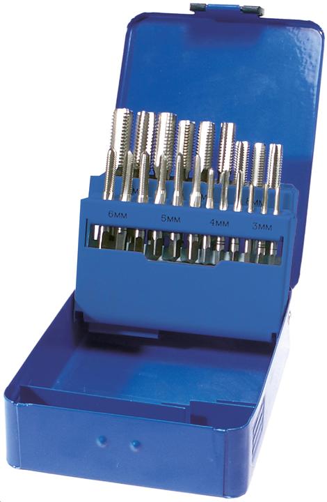 Actual product image BGS Thread Cutting Set M3 - M12 21 pcs.