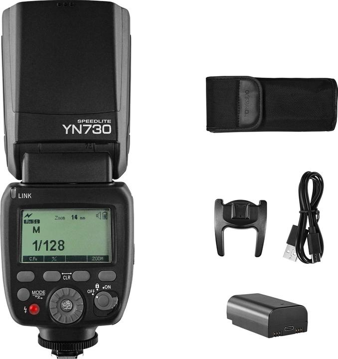 Actual product image Yongnuo YN730 Universal Speedlite (Fujifilm, Panasonic, Sony, Nikon, Canon)