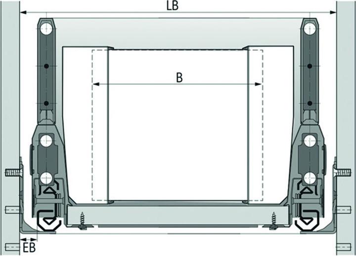 Actual product image Hettich Interior organizer for drawers OrgaStore 810
