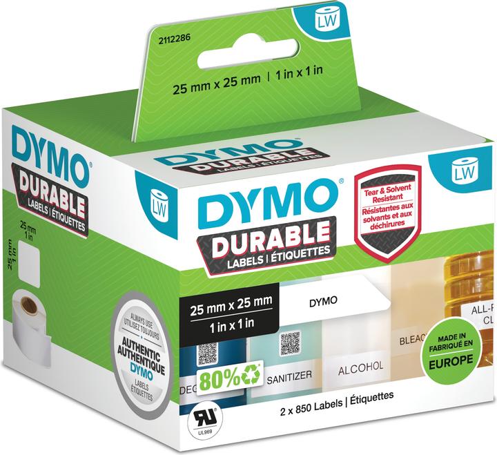 Actual product image Dymo LW high performance set. white