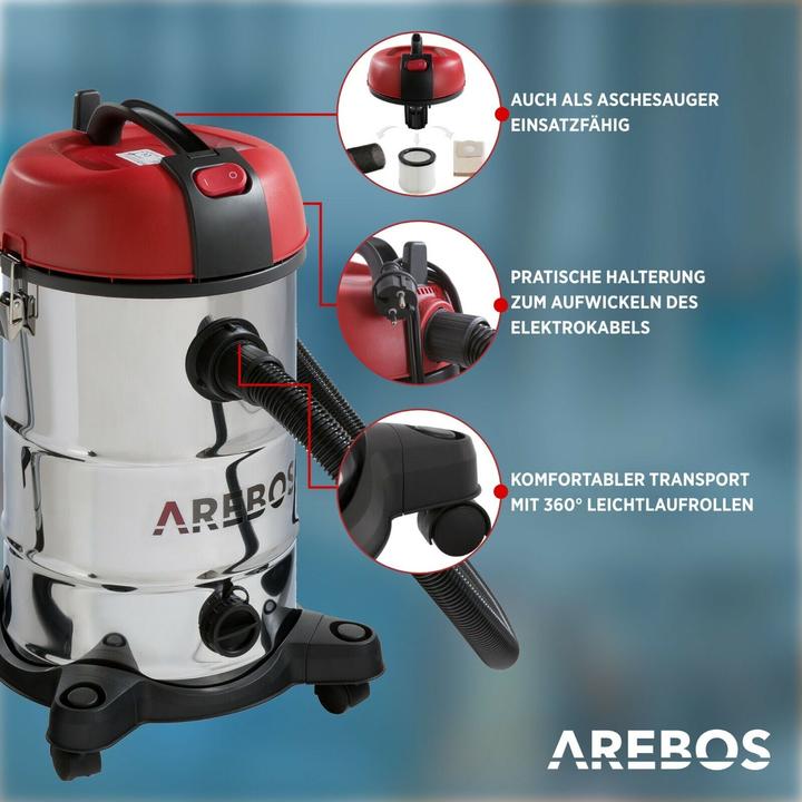 Produktbild Arebos Industriestaubsauger (Nass-Trockensauger)
