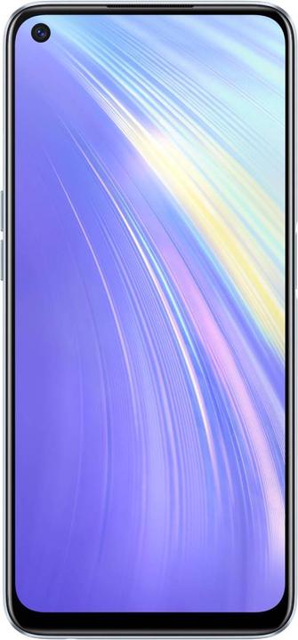 realme 6 (8GB) (128 Go, Comète blanche, 6.50", Double SIM + SD, 64 Mpx, 4G)