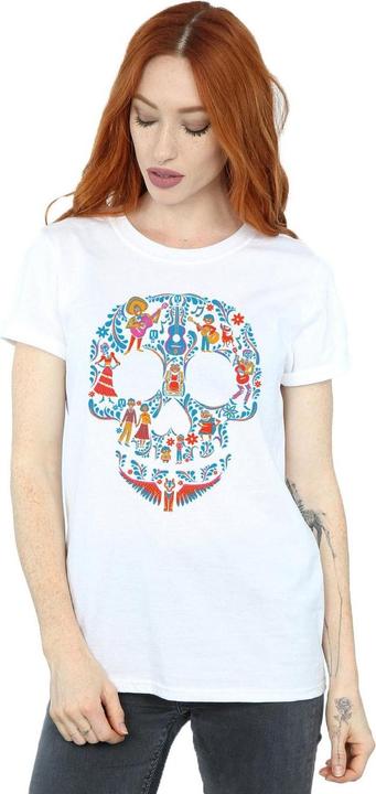 Actual product image La Maison du Coco Womens/Ladies Skull Cotton Boyfriend T-Shirt (XXL)