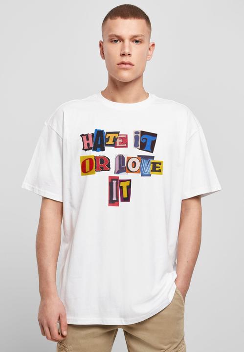 Actual product image Urban Classics Hate it or Love it Oversize Tee - 119383 (L)