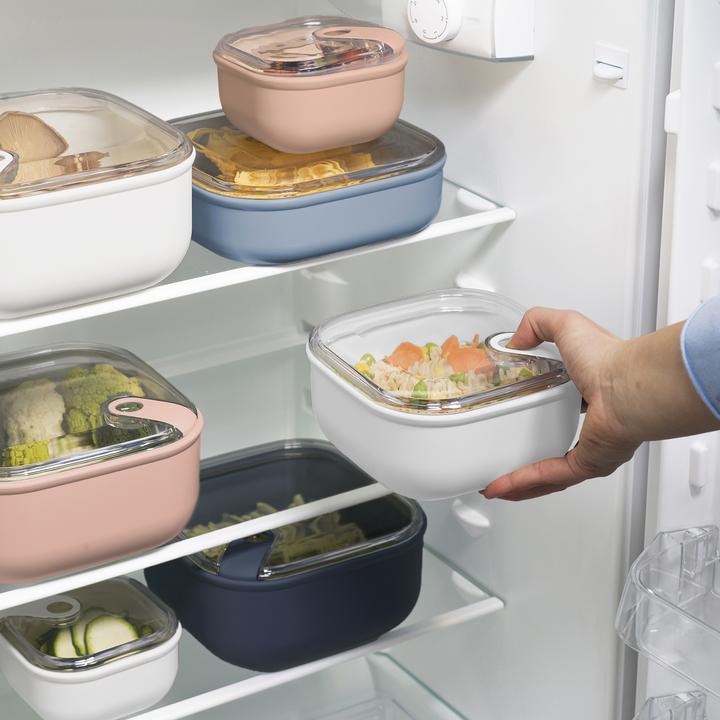 Actual product image Rotho Food storage jar Ela corner.1l blue (1 l)
