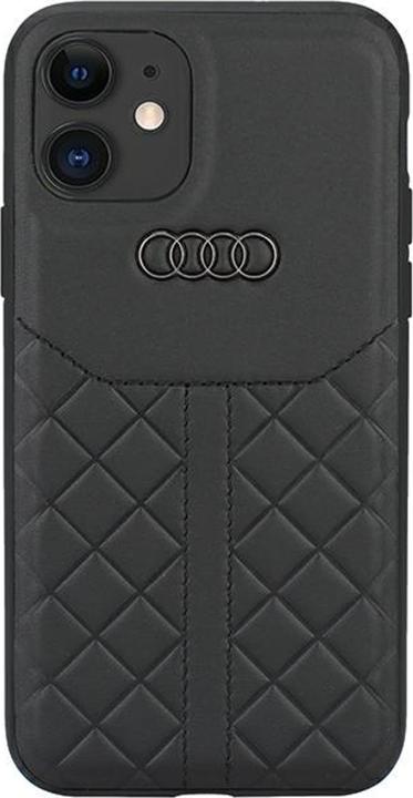 Image du produit Audi Véritable étui rigide en cuir pour iPhone 11 / Xr 6.1" czarny/black AU-TPUPCIP11R-Q8/D1-BK (Apple iPhone 11, Apple iPhone XR)