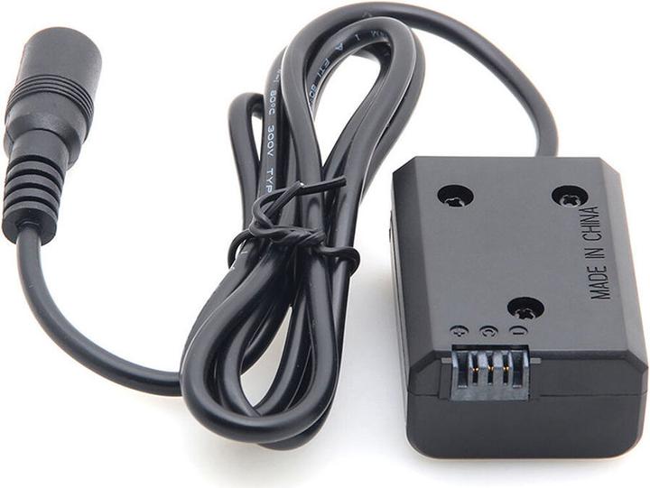 Actual product image Caruba Sony NP FW50 full decoding dummy battery (straight cable) (Camera battery)