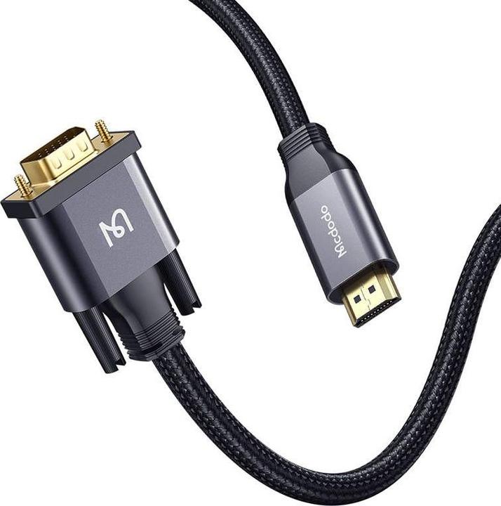 Produktbild Mcdodo Kabel HDMI - D-Sub (VGA) 2m szary (79827) (2 m, HDMI)