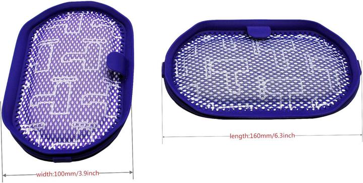 Actual product image Plutoos Hoover filter, 2 pieces, compatible with Dyson DC35, DC34, DC 31, DC30, DC44, DC45, DC 56, DC43H