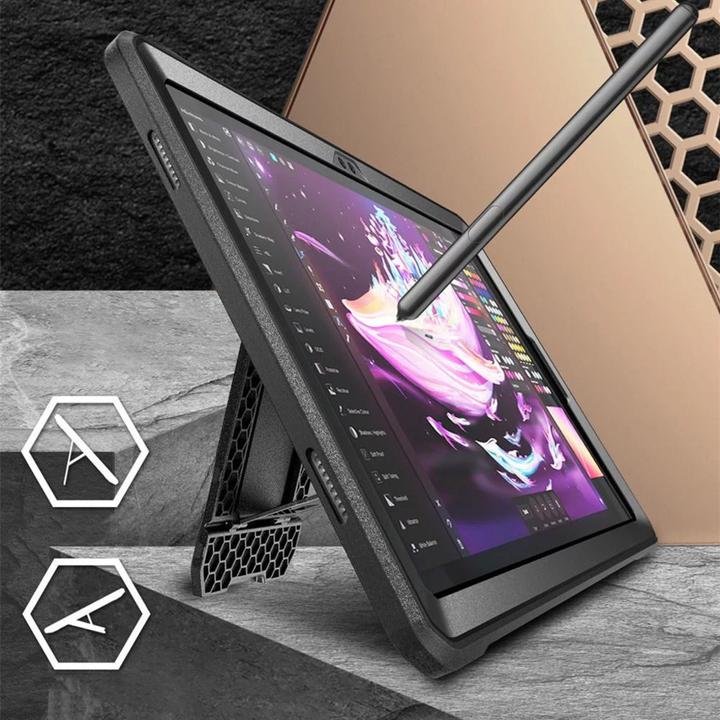 Actual product image Supcase Unicorn Beetle Pro case for Samsung Galaxy Tab A9+ 11.0 X210 / X215 / X216 - black (Galaxy Tab A9+)