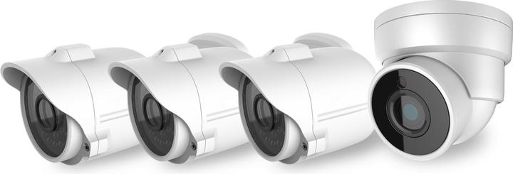 Image du produit Digitus Kit hybride Full HD AHD et NVR (1920 x 1080 Pixels)
