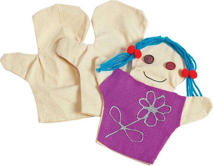Produktbild Colorations Färbungen - Dekorieren Sie Ihre eigenen Handpuppen aus Leinwand, 12er-Set
