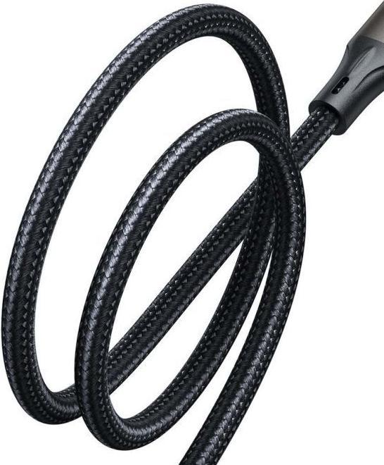 Actual product image Joyroom Light-Speed ​​Series SA25-AC6 USB-A / USB-C Fast Transfer Cable 100W 2m - Black (2 m)
