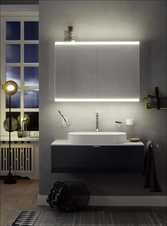 Produktbild Emco prime 2 Facelift Lichtspiegelschrank, 1400 mm, 3 Türen, Unterputzmodell, 9497
