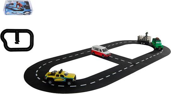 Produktbild Van Manen Veenendaal Kids Globe Autobahn Strassenteilungs Puzzle 18 Teile 307,5cm (18 Teile)