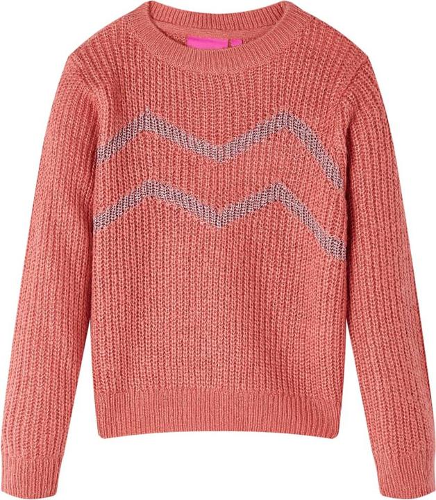 Immagine prodotto VidaXL Maglione da bambino lavorato a maglia rosa medio 104,Materiale: 67 (104)