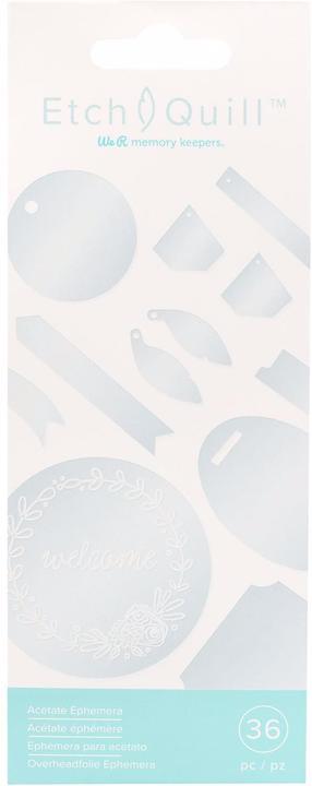 Image du produit We R Memory Keepers Étiquettes cadeaux Etch Quill 36 pièces (Décoration pour cadeau, 36 x)
