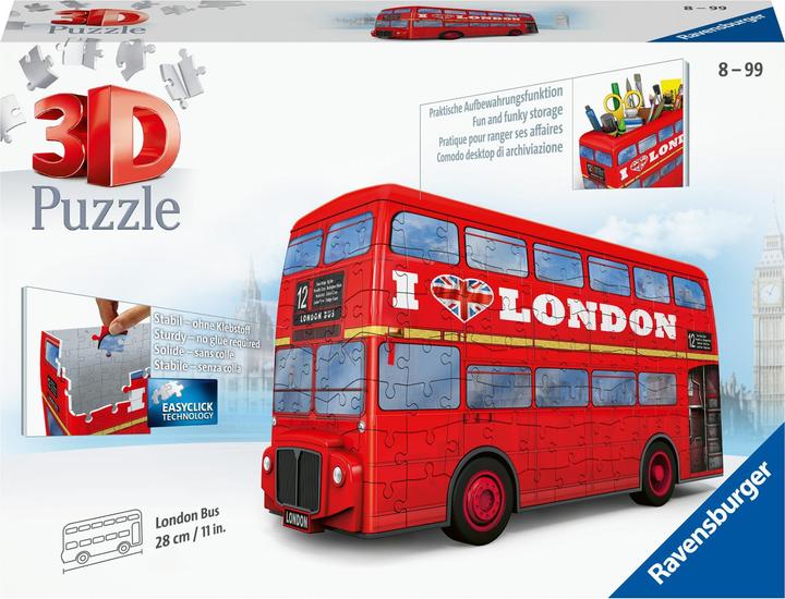 Produktbild Ravensburger 3D - Londoner Bus (216 Teile)