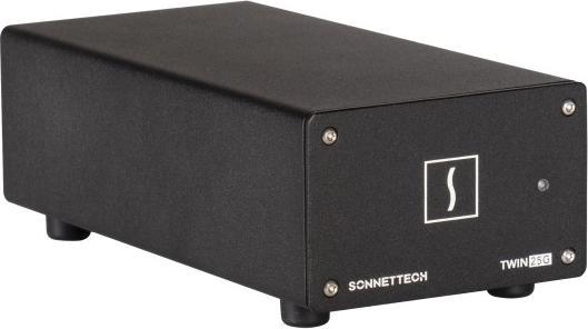 Produktbild Sonnet Twin25G Thunderbolt Dual Port 25Gb Ethernet Adapter (SFP28s included) (USB, Ethernet, Thunderbolt, SFP28 (2x))