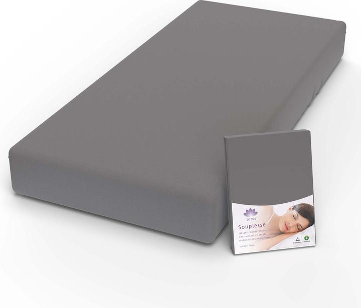 Produktbild Lotus Bettwaren Jersey Fixleintuch Souplesse (200 x 220 cm)