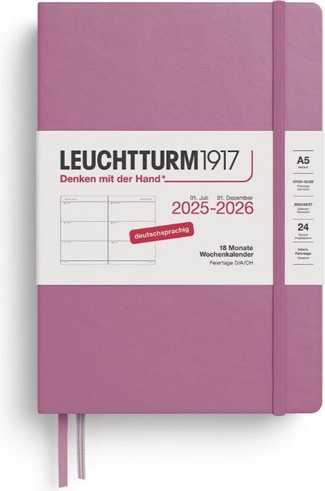 Produktbild Leuchtturm1917 LEUCHTTURM 3T/S MED.18mon D.ROSE (A5)