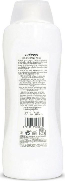Produktbild Babaria ALOE VERA Bade & Duschgel, 600ml (600 ml)