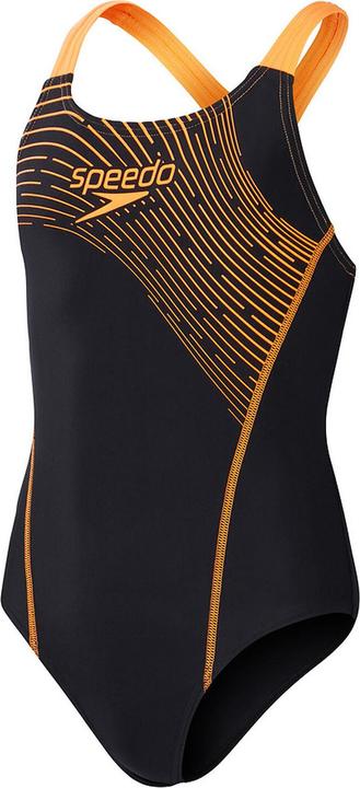 Speedo badeanzug, mädchen eco medley logo (128)