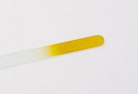 Actual product image FINigrana Glass nail file 140mm yellow