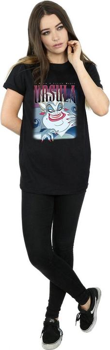 Actual product image The Little Mermaid Womens/Ladies Ursula Montage Cotton Boyfriend T-Shirt (L)