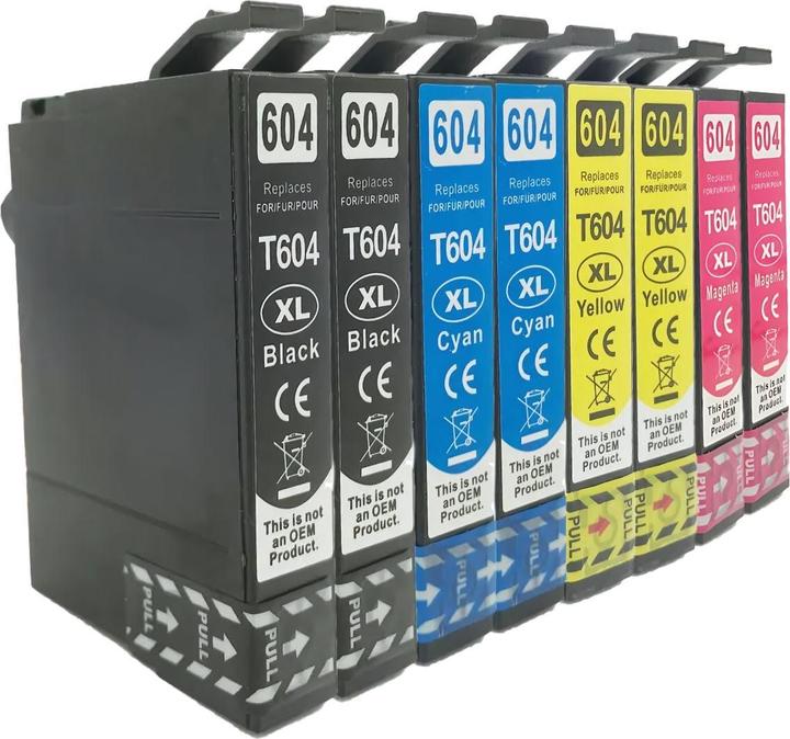 Produktbild Hermex Kompatible Tintenpatrone XL für Epson WorkForce WF-2910DWF (M, BK, Y, C)