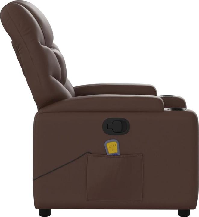 Immagine prodotto VidaXL Sedia da massaggio in similpelle marrone,Colore: Marrone,Materiale