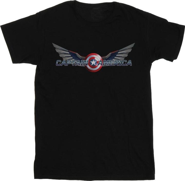 Produktbild Falcon And The Winter Soldier Captain America Logo TShirt (S)