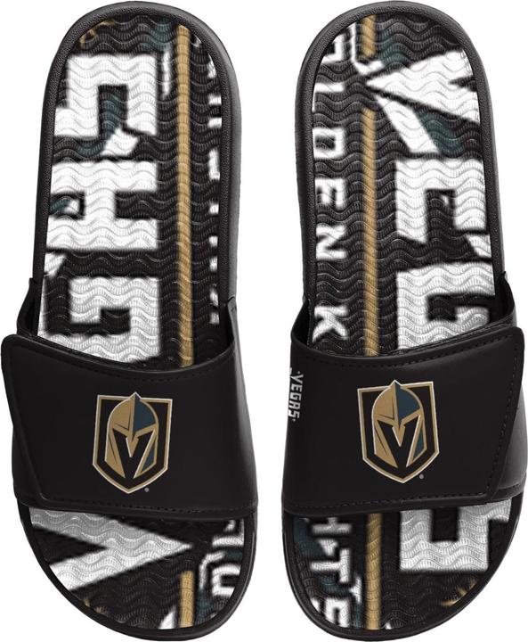 Actual product image Foco Vegas Golden Knights flip flops NHL GEL Sport Slides 48/49 (48, 49)