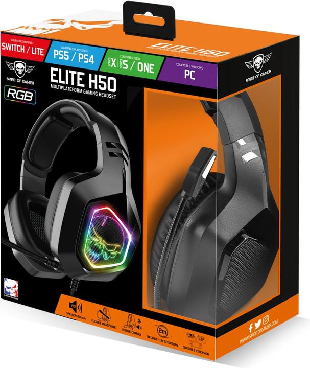 Actual product image Spirit Of Gamer Elite H50 (Cable)