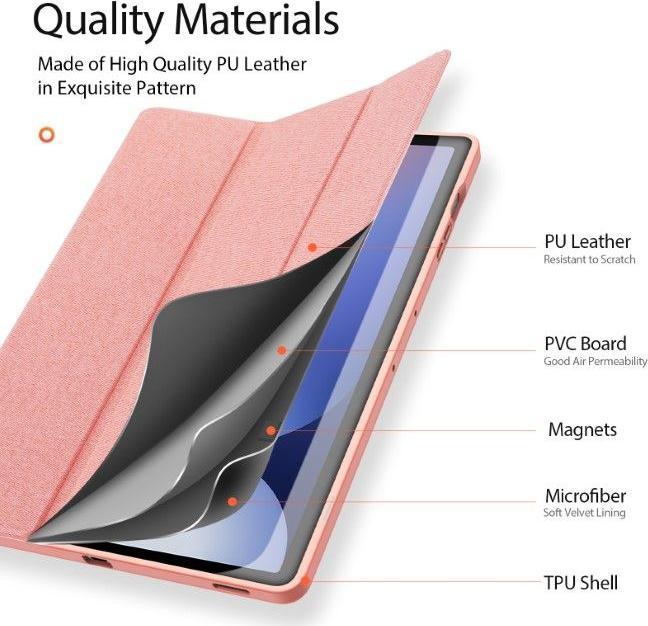 Produktbild Dux Ducis Domo Series Leder Bookcover Hülle (Galaxy Tab S9+, Galaxy Tab S10+, Galaxy Tab S9 FE+)