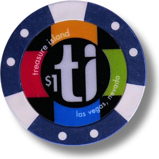 Casinoshop 1 Dollar Chip Treasure Island Las Vegas