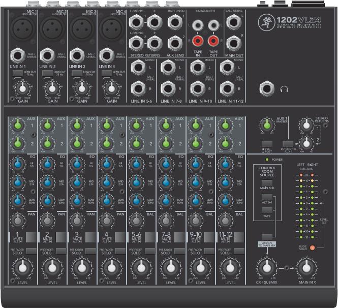 Immagine prodotto Mackie Mixer DJ 1202VLZ4 (Controller DJ)