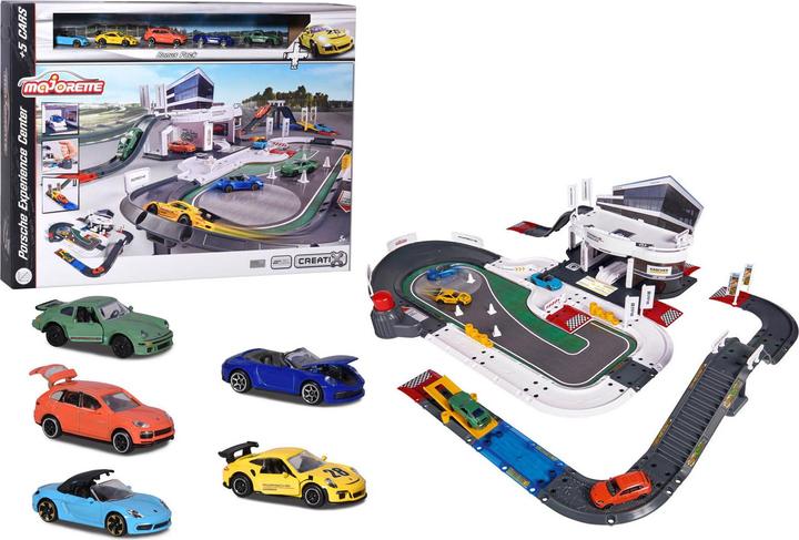 Immagine prodotto Majorette Porsche Exprerience Center con veicoli