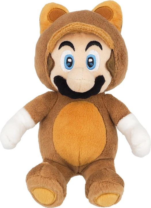 Produktbild Nintendo Super Mario - Mario Tanuki (22 cm) - Plüschtier (22 cm)