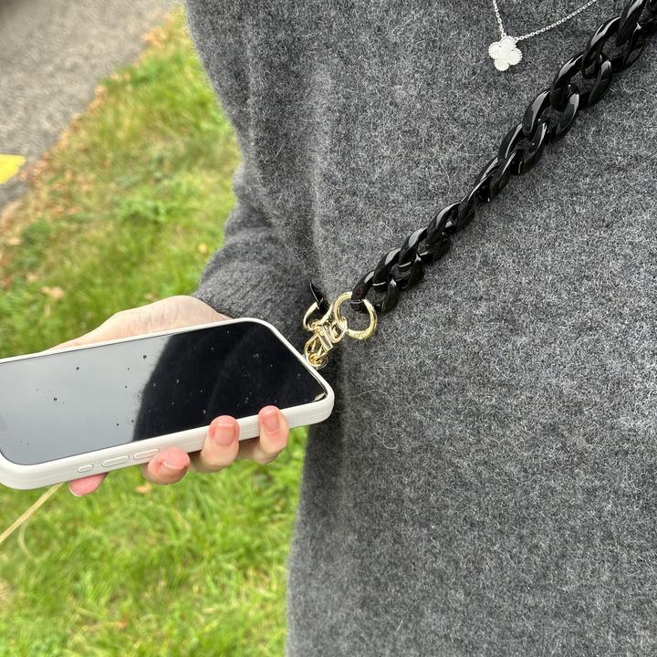 Immagine prodotto PhoneLook Attacco universale per catena a tracolla per custodia/telefono colorato (lunghezza media)