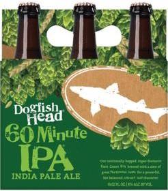 Immagine prodotto Dogfish Head 60 Minute IPA Indian Pale Ale cassa 24 x 355 ml / 6 % USA (24 x 35,5 cl)