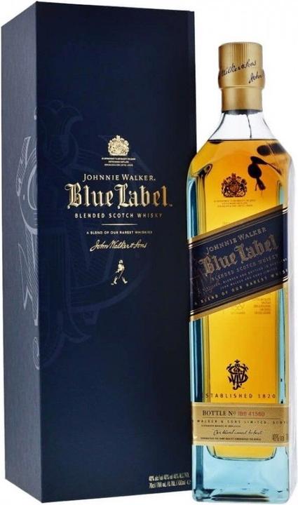 Produktbild Johnnie Walker Blue Label (Blended Malt Whisky, 1 x 70 cl)