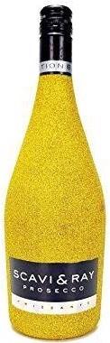Produktbild MBG SCAVI & RAY Prosecco Frizzante Bling Bling Glitzer GOLD 75 cl / 11 % Italien (1 x 75 cl)