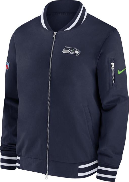 Nike Seattle Seahawks Coach Bomber Jacket L