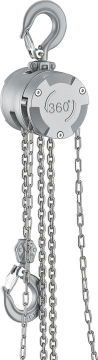 Produktbild Wiltec Kettenzug bis 250kg Handkettenzug 3m Hubhöhe Tragmittel Hebezeug Hebelzug