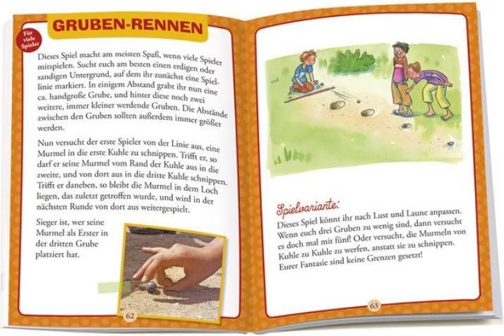 Produktbild Die schönsten Murmelspiele mit Buch